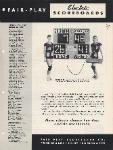 1961 Fair Play Scoreboard Company Catalog
