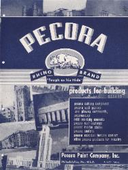 1955 Pecora Paint Company, Inc. ASBESTOS